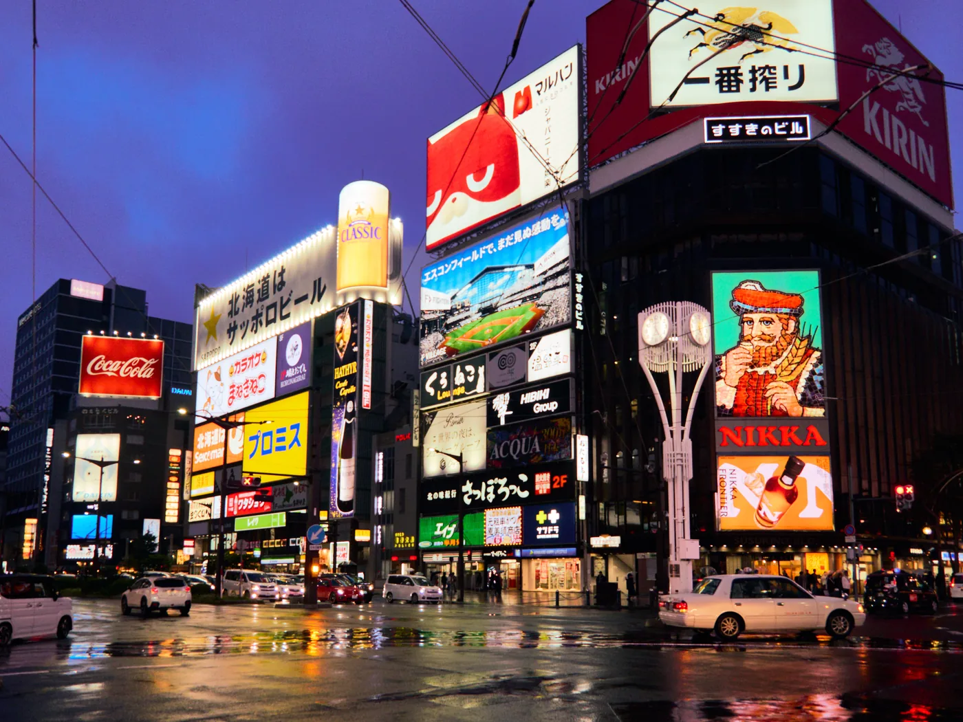 すすきのの夜